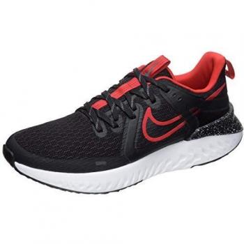 Nike Legend React 2, Zapatillas de Running para Hombre, Black/Black/University Red/White, 40.5 EU