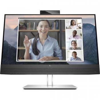 Monitor HP E24mv G4 FHD para Conferencias 60,5 cm (23.8) 1920 x 1080 Pixeles Full HD Negro y Plata
