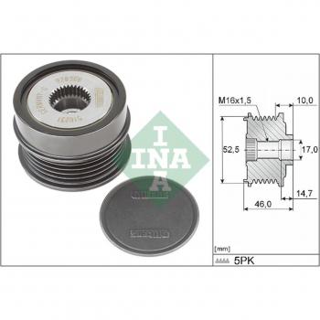 Rueda Libre de Alternador INA 535 0372 10