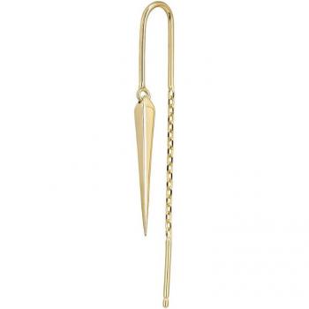 Ear Candy - Piercing Royal de Plata 925 con baño de oro 18k