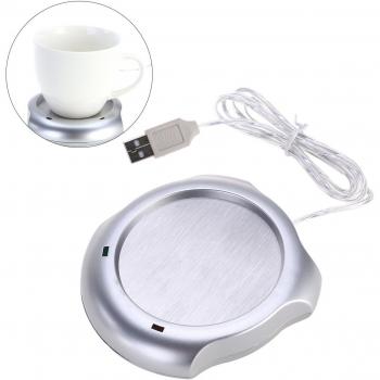 OUNONA Taza más caliente del calentador de la taza del USB de la bebida Utilice las tazas de café y de té calentadas de escritorio