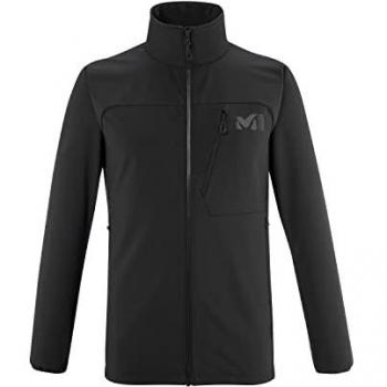 Chaqueta Softshell Millet Magma Shield Miv9585 - Membrana Cortavientos, color negro, talla XL, diseñada para senderismo y uso diario