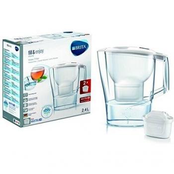 Jarra Filtradora Brita Aluna 2.4L Transparente Blanca - Cuida Cada Detalle y Facilita tu Vida
