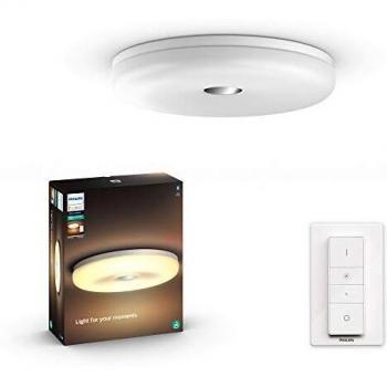 Lámpara de Techo LED Philips Hue Struana Blanca con Regulador y Bluetooth IP44 32W 2400lm 2200-6500K