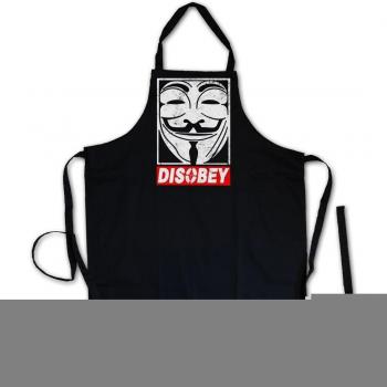 ANONYMOUS DISOBEY “J” Delantal De La Cocina Cocina Parrilla BARBECUE APRON COCINA PARRILLA - V de Guy For Wie Anonymous Vendetta Fawkes Maske UK Mr. Robot F Society fsociety Hacker Allsafe Cybersecurity E Corp MR TV