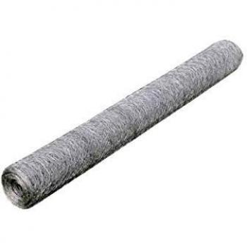 vidaXL Hexagonal Wire Netting 1x25m Galvanized Mesh Size 50mm Garden Panel