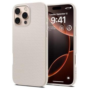 Funda Spigen Liquid Air para iPhone 16 Pro - Titanio Natural