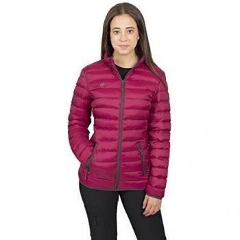 Izas Kara Chaqueta De Fibra, Mujer, Burdeos/Gris Oscuro, M