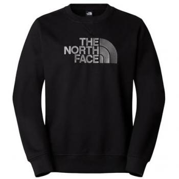 Sudadera The North Face Drew Peak Crew para Hombre, color negro gris, talla M