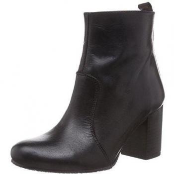 Johannes W. Kortney - botas de cuero niña, color negro, talla 33