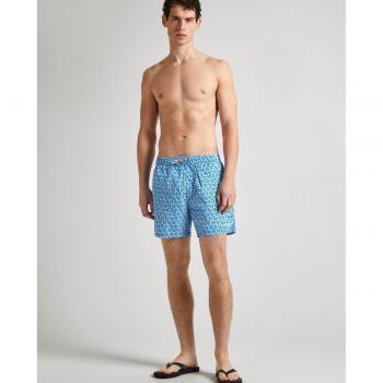 BaÃ±ador Bermuda de Hombre Pepe Jeans con Estampado Azul All Over