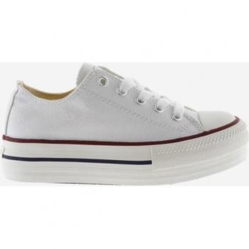 Zapatillas de lona de niña con doble plataforma