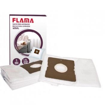 Conjunto de 5 Sacos para Aspirador Flama 1,5LT - Modelo 16701FL