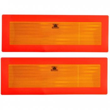 Panel de advertencia/información con reflejo (juego, 2 uds.) y Cinta reflectante CARGOPARTS CARGO-AET5