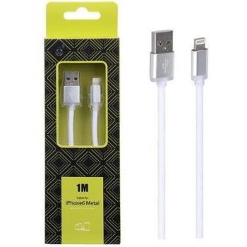 One + 801117 Cable para iPhone 5/6 1 m Color Blanco