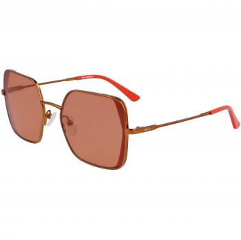 Karl Lagerfeld KL340S Women's Orange Geometric Sunglasses 56mm