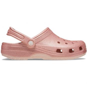 Crocs Women's Classic Glitter Clogs - Pink - Size: 5/7