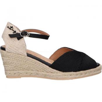 Sandalias de Mujer MTNG 52705 C55606 Shiny Microbraid Negro