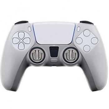 - Protector de Silicona Translúcida + Grips + Pegatina Touchpad, para Playstation 5