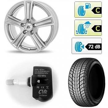 Tuning Heads/RC de diseño/hankook 558452. dk.wrdks de RC de RC19 de KS de 7017 - 10811 4 x Ruedas de invierno con TPMS Sensores Completo gewuchtet y montado en