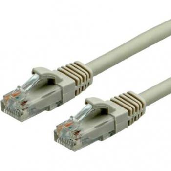 LATIGUILLO RJ45 10 M. CAT.6 UTP AWG 24 CCA LIBRE DE HALOGENO GRIS VALUE
