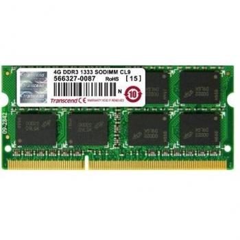 Transcend JetRAM - Memoria de 4 GB DDR3, SO-DIMM de 204-pin