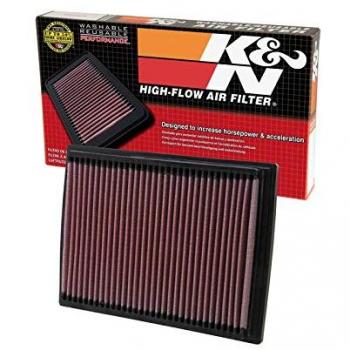 K&N 33-2201 Filtro de Aire Coche, Lavable y Reutilizable