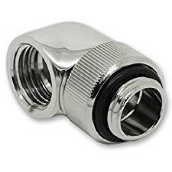 EK Water Blocks - 90 Degree Angle G1/4 Nickel-Plated Fitting