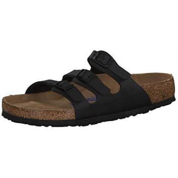 Sandalias Birkenstock Florida con plantilla suave, color negro
