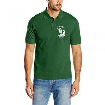 Touchlines Poloshirt Inspector Columbo - Camiseta Hombre, color verde, talla S