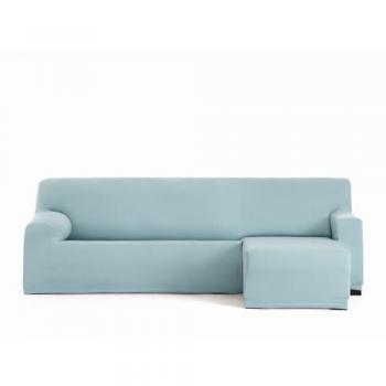 Funda Chaise Longue Brazo Corto Derecho Bielástica Bronx Aguamarina 110 x 110 x 310 cm