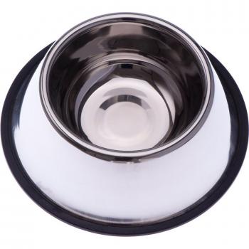 Comedero de acero inoxidable para perros de orejas largas - 0,9 litros, diámetro 25 cm