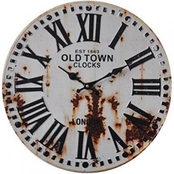 Equilibrio Retro Old Town reloj de pared 40 cm analógico [596644]