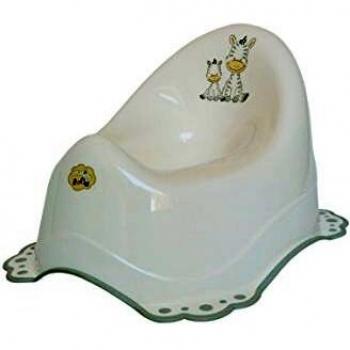 Orinal Antideslizante Maltex Baby Zebra Beige para Niños