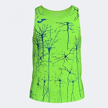 Camiseta tirantes hombre Elite IX verde flúor Joma