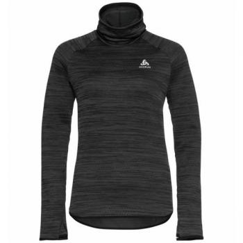 Camiseta técnica de manga larga para mujer Odlo Run Easy Warm negra (XS)