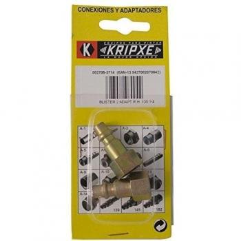 Kripxe 135 - Juego adaptador/a rosca hembra rosca gas 1/4