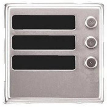 Módulo Sinthesi S2 de Aluminio Anodizado con 3 Botones de Llamada URMET 1148/13