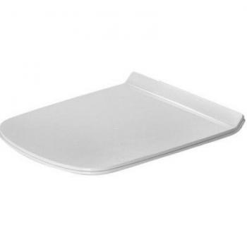 Duravit DuraStyle 0063710000 Toilet Seat Soft Close Hinges Stainless Steel White