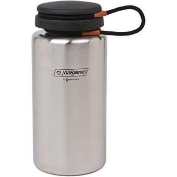 Nalgene Wide Mouth Stainless Steel 1L Water Bottle by Nalgene