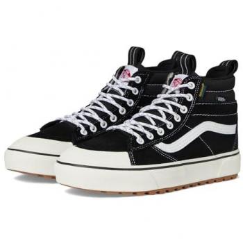 Zapatillas Vans MTE Sk8-Hi Waterproof Negro Puro para adultos, unisex, en tallas 38 (6-7.5 Women/6-7.5 Men), con diseño negro y blanco (Black/True White