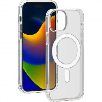 Funda Híbrida Transparente MagSafe para iPhone 15 Plus Bigben