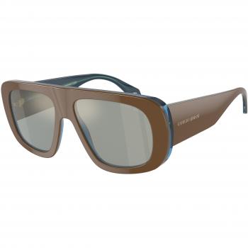Giorgio Armani AR 8183 Sunglasses (5985Y5), Male, Brown, Size: 56 MM