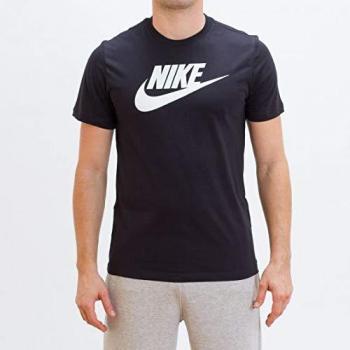 Nike Icon Futura Short Sleeve T-Shirt for Men - Black/White - XS