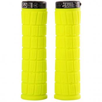 SB3 Flowy Am Par de empuñaduras de Bicicleta, Unisex, Amarillo, 130x33