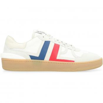Lanvin Men's Clay Low Top Sneakers in White | Size 40 | FMSKDK00NASH Color 00S1