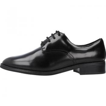 Bluchers Mujer Clarks Ria Derby Negro, tipo de producto: calzado, características: diseño clásico, material exterior de cuero, plantilla acolchada para mayor comodidad, suela de goma antideslizante, cierre con cordones