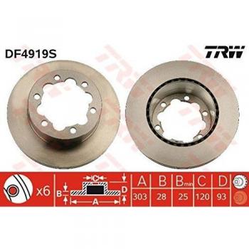 TRW AUTOMOTIVE AFTERMARKET DF4919S TRW