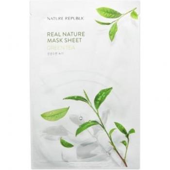 NATURE REPUBLIC Real Nature Green Tea Mask Sheet 23 ml