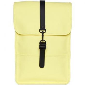 Rains Mini Backpack Yellow (Straw) Waterproof Medium with Flap
